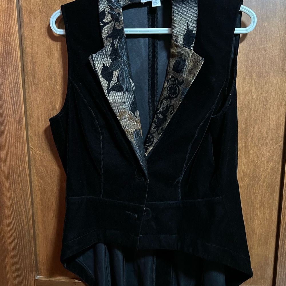 Velvet vest